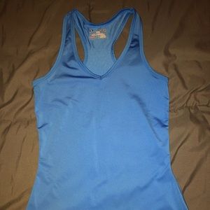 Under Armour light blue workout tank